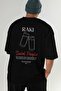 Raki Cocktail Printed Oversize T-Shirt Men Women 100% Cotton Crew Neck Tshirt - 7