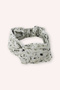 Baby Girl Elastic Khaki Bandana - 2
