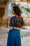 Black Patterned Blouse - 9