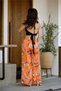 Black Color Halter Neck Open Back Blouse - 5