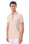 Men's Zippered Stripe Detailed Polo Neck T-Shirt - Alba - 4