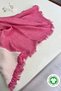 Tasseled Muslin Tv Blanket Fuchsia - 5