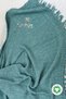 Tasseled Muslin Tv Blanket Turquoise - 2