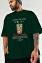 Long Island Iced Tea Cocktail Front Printed Oversize T-Shirt Men Women 100% Cotton Crew Neck Tee - 4