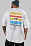 Margarita Cocktail Series Back Printed Oversize T-Shirt Men Women 100% Cotton Crew Neck Tshirt - 5