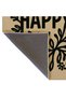 Mosso Be Happy Text Detailed Woven Base Modern Decorative Carpet Mosso132 - 3