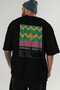 Aperol Spritz Cocktail Back Printed Black Oversize T-Shirt Men Women Cotton Crew Neck T-Shirt - 6