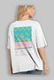 Cuba Daiquiri Cocktail Back Printed White Oversize T-Shirt Men Women Cotton Crew Neck T-Shirt - 3