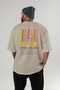 Pina Colada Cocktail Series Back Printed Oversize T-Shirt Men Women 100% Cotton Crew Neck Tshirt - 4