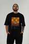Screwdriver Cocktail Front Printed Black Oversize T-Shirt Men Women Cotton Crew Neck Tshirt - 6