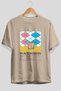 Black Russian Cocktail Front Printed Beige Oversize T-Shirt Men Women Cotton Crew Neck T-Shirt - 2