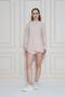 Women's Stone Premium Bamboo Linen Fabric Long Sleeve Pearl Decorated Anti-Sweat Tunic-Blouse 3733368 - 2