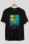 Pisco Sour Cocktail Front Printed Black Oversize T-Shirt Men Women Cotton Crew Neck Tshirt - 2