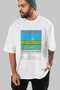 Tequila Sunrise Cocktail Front Printed White Oversize T-Shirt Men Women Cotton Crew Neck Tshirt - 7
