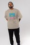 Cuba Daiquiri Cocktail Pre-Printed Beige Oversize T-Shirt Men Women Cotton Crew Neck Tshirt - 7