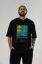 Pisco Sour Cocktail Front Printed Black Oversize T-Shirt Men Women Cotton Crew Neck Tshirt - 6