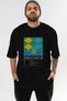 Pisco Sour Cocktail Front Printed Black Oversize T-Shirt Men Women Cotton Crew Neck Tshirt