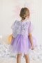 Baby Girl Girl Child Birthday Party Wedding Dress Balloon Collar Winged Tulle Tutu Tutu Lined - 3