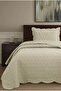 Honey Comb 3D Single Bedspread Set (2 Pieces) - 180X240 cm - with Pvc Bag
