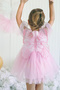 Baby Girl Girl Child Birthday Party Wedding Dress Balloon Collar Winged Tulle Tutu Tutu Lined - 4