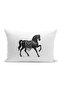 Classic Horse Series Double Sided Digital Printed Set of 3 Throw Pillow Covers (Horse) - 4