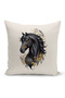 Classic Horse Series Double Sided Digital Printed Set of 3 Throw Pillow Covers (Horse) - 2