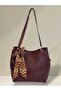 Women's Large Shoulder Bag - Laptop Compartment - Gift Scarf Included - 2