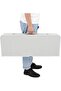 4-person Picnic Folding Table, Height Adjustable Table with 4 Seats Indoor Outdoor Portabl - 7