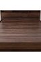 Gamorah 180X200 King Bed Set+1 Nightstand+Dresser/Mirror & Stool-Columbia Dark Brown - 5