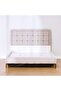 Gordion 180x200 King Bed - Light Cream L190xW208.6xH118cm - 3