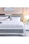 Ezekiel 180x200 King Bed - White/Silver L201xW193xH121cm - 3