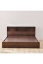 Gamorah 180X200 King Bed Set+1 Nightstand+Dresser/Mirror & Stool-Columbia Dark Brown - 4