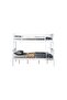Derby 90x200/120x200 Solid Wood Twin Bunk Bed - White L210xW129xH163cm - 3