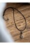 Picasso Jasper Stone Spiral Star Rope Necklace, Grey Jasper Natural Stone Star Necklace - 3