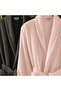 Verto 100% Cotton Family Bathrobe Set Peach/Anthracite (6 Pieces) - 2