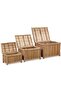 Storage Boxes 3 pcs Bamboo