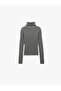 Long Sleeve Viscose Blend Turtleneck Sweater - 2
