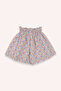 Girl's Floral Patterned Pink Shorts - 3
