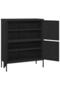 Storage Cabinet Black 80x35x101.5 cm Steel - 5