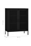 Storage Cabinet Black 80x35x101.5 cm Steel - 8