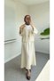 Linen Fabric Tie Skirt, Set