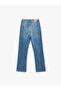 High Waist Slim Fit Button Pockets Spanish Leg Crop Jean Pants - Flare Jeans - 5