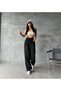 NEW SEASON BELT BUCKLE DETAIL BAGGY PANTS - 2