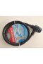 قفل محرك الدراجة مع حبل قفل سميك بمفتاح 15 × 1000 قفل قوي ومريح - 2
