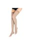 Go Silver Over Knee High, Compression Socks (23-32 mmHG) Open Toe with Silicon Short/Norm Size 6 - 2