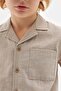 Boy Beige Shirt - 3