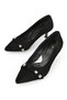 , Women's Genuine Leather Shoes 1531050Z26105005K Black - 5