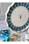 Renna Blue Round Tray - 2