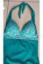 Turquoise in the Most Beautiful Halter-Neck Swimsuit in the Sea Will Make You Feel Elegant - 2