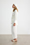 Limon Embroidered Cotton Linen Shirt - 6